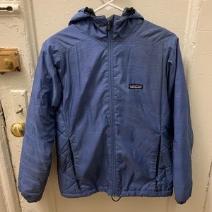 Patagonia insulated puffer coat with coat